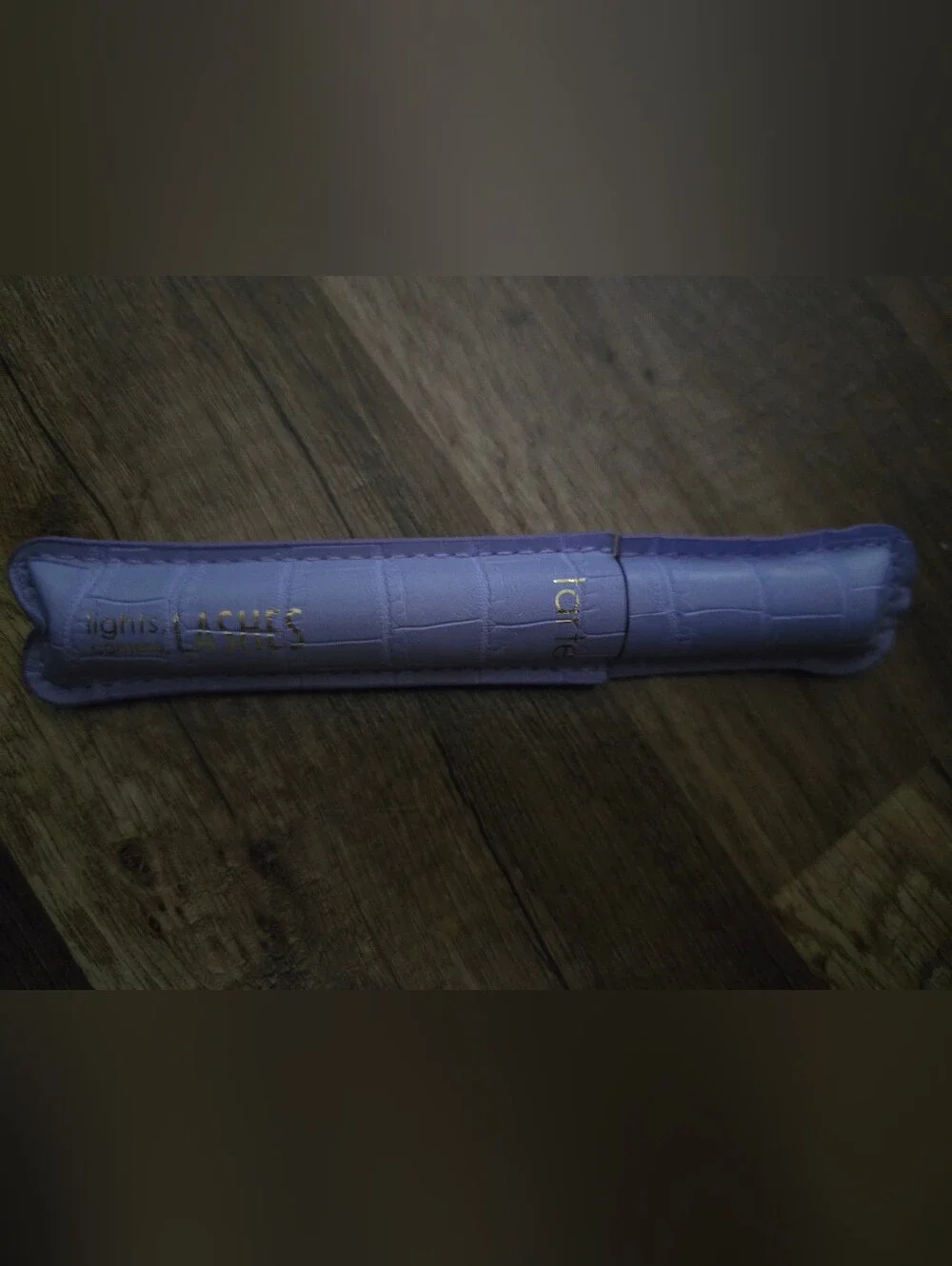 Tarte Mascara Lilac Croc-Embossed Brush Sleeve